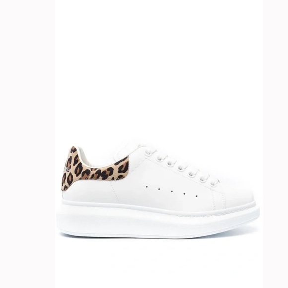 Alexander McQueen leopard print Oversized sneakers